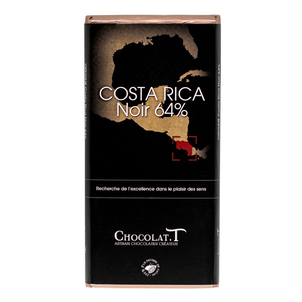 tablette chocolat noir costa rica 64%