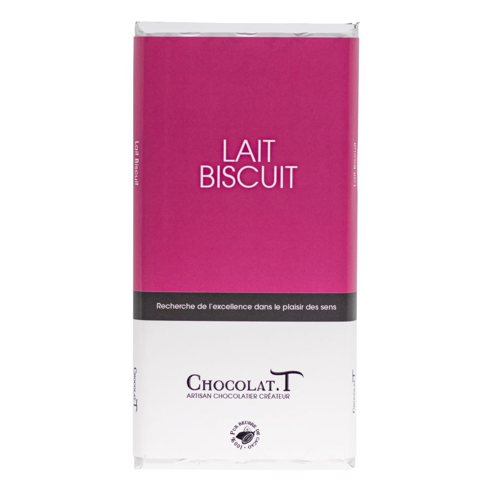 tablette chocolat lait & biscuit