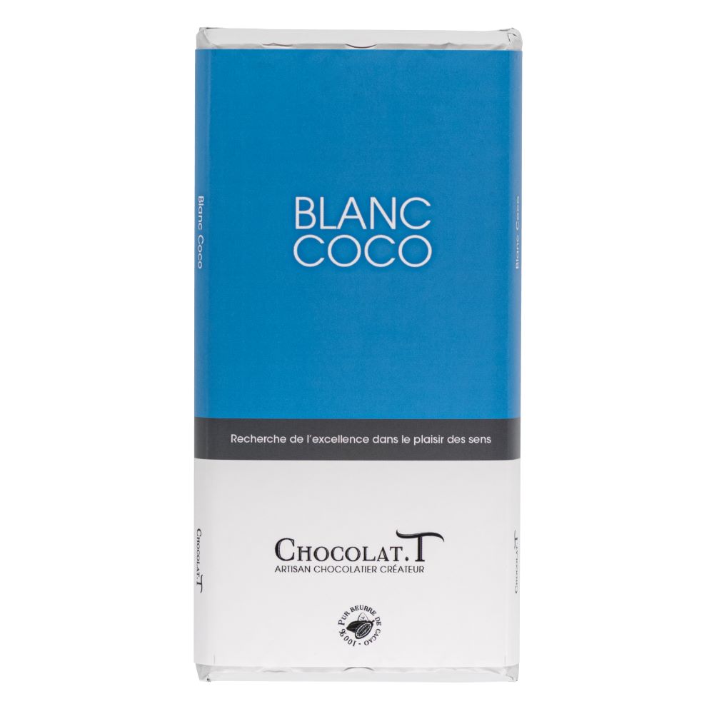 tablette chocolat blanc coco
