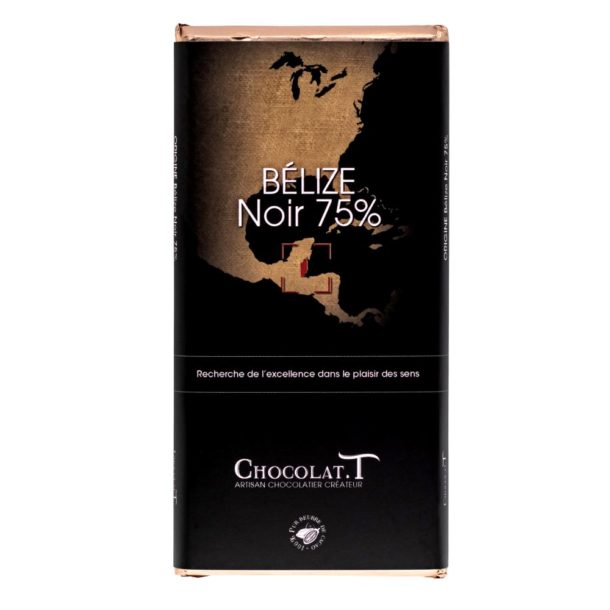 tablette chocolat noir bélise 75%