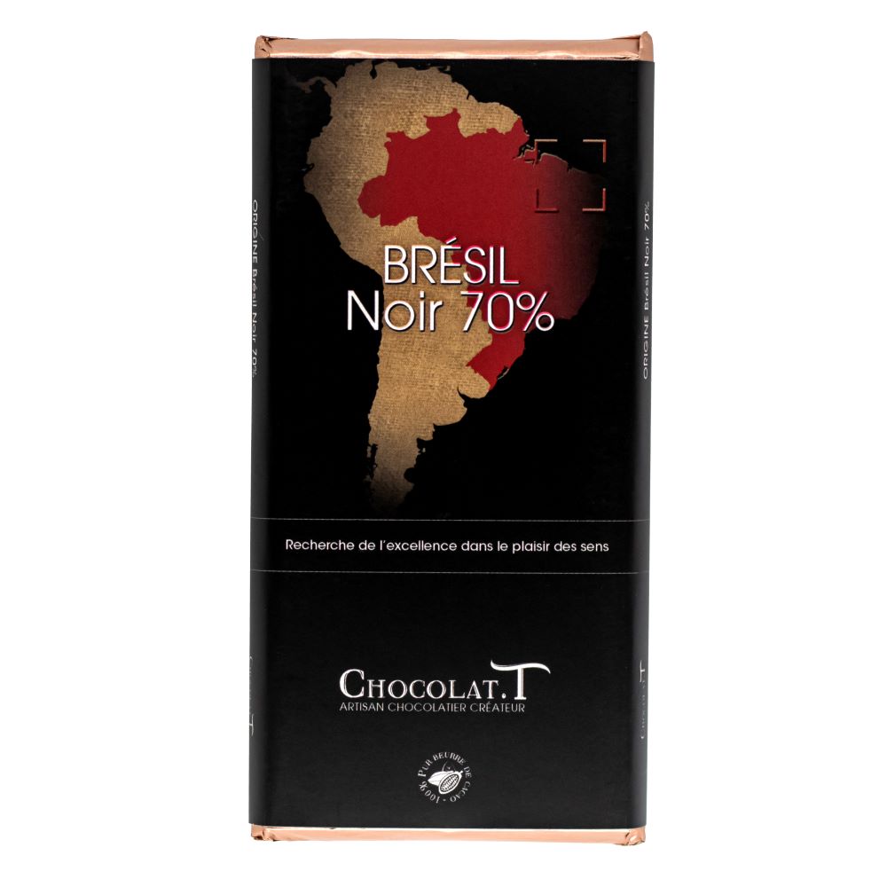 tablette chocolat noir brésil 70%