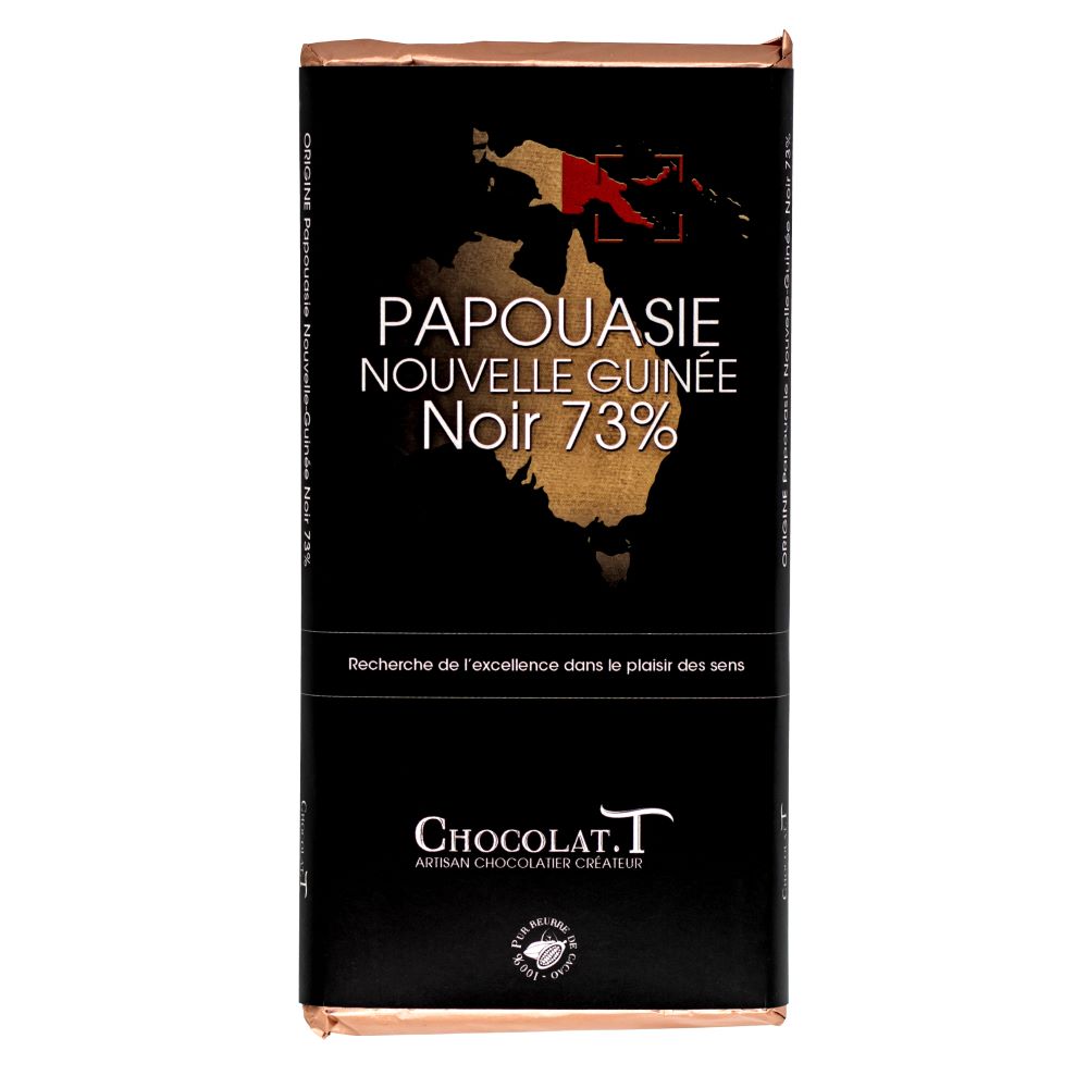 tablette chocolat noir papouasie 73%