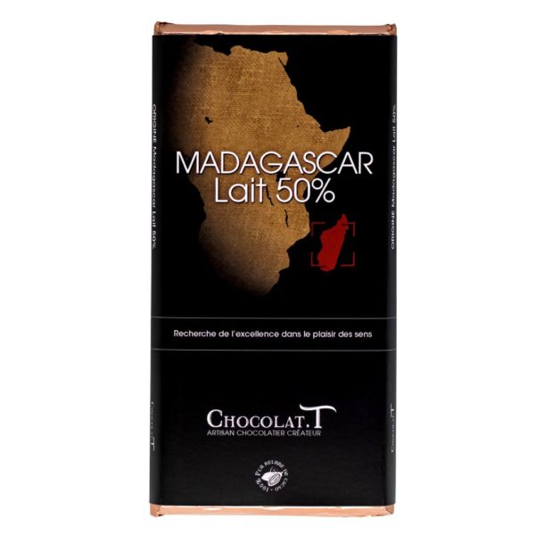 tablette chocolat lait madagascar 50%