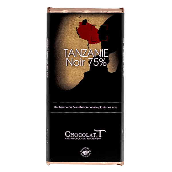tablette chocolat noir tanzanie 75%