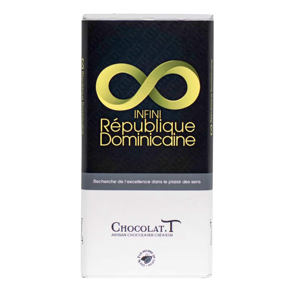 tablette chocolat noir 100% république dominicaine