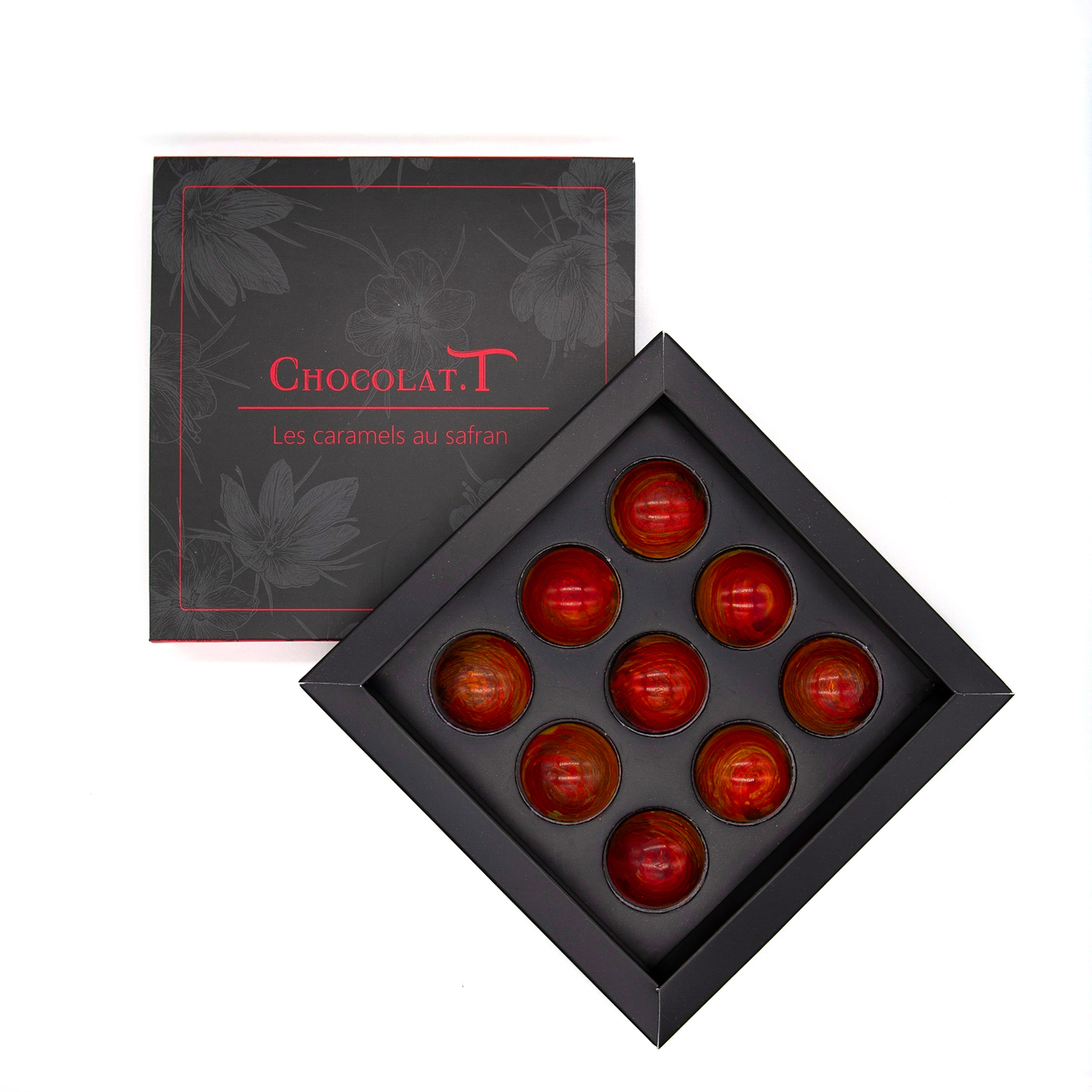 coffret "les caramels au safran"